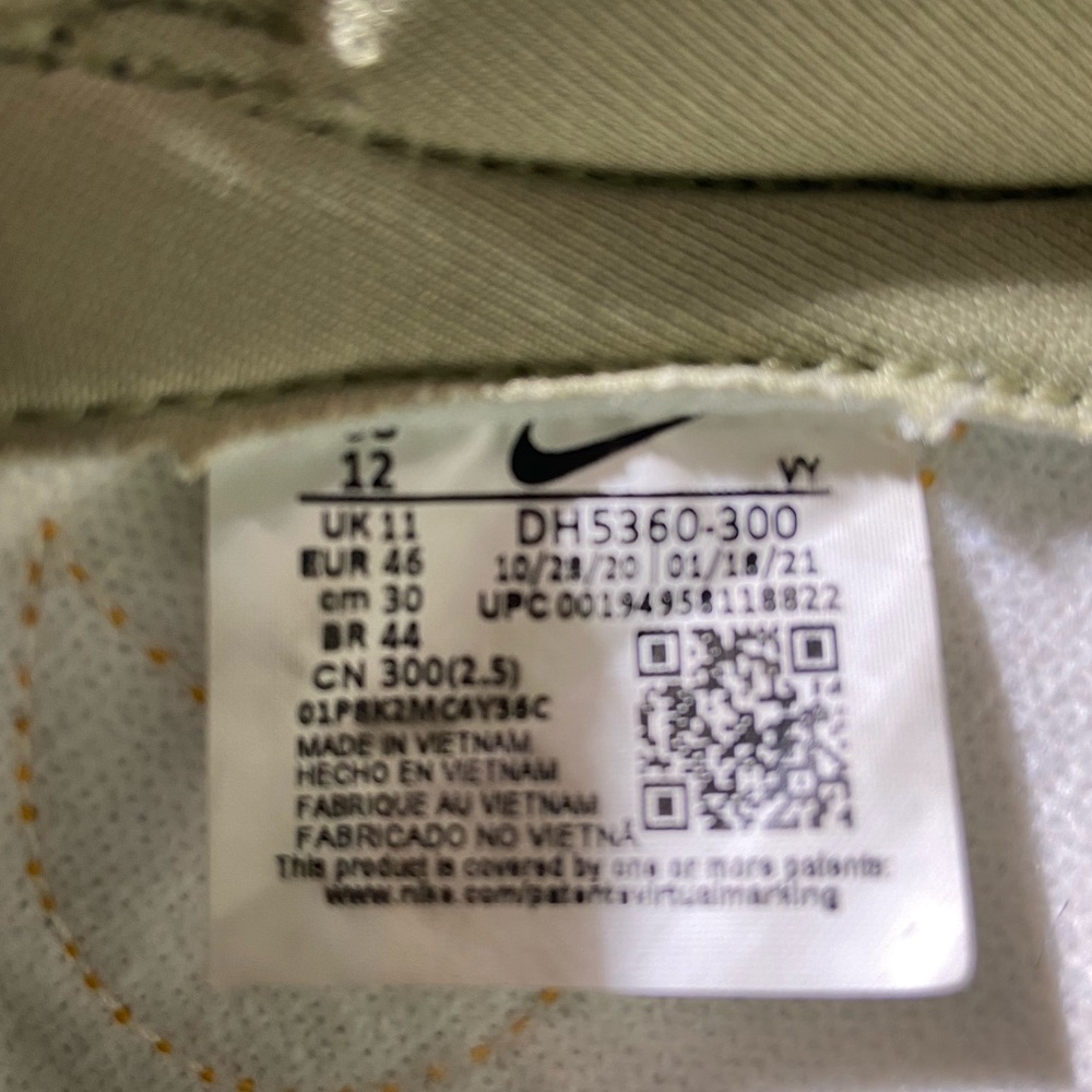 NIKE DUNKS LOW RARE “Dusty Olive” Colorway. Only Dropped One Time.. Size 12. - Picture 7 of 13